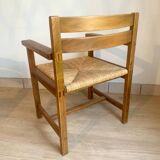Solid elm armchair Maison Regain
