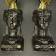 Pair of caryatid sconces Empire style early nineteenth century
