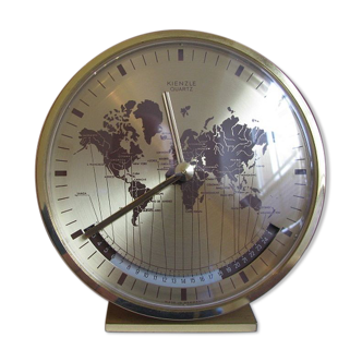 Horloge, Modèle « Weltzeituhr » Heinrich Möller Allemagne 1970