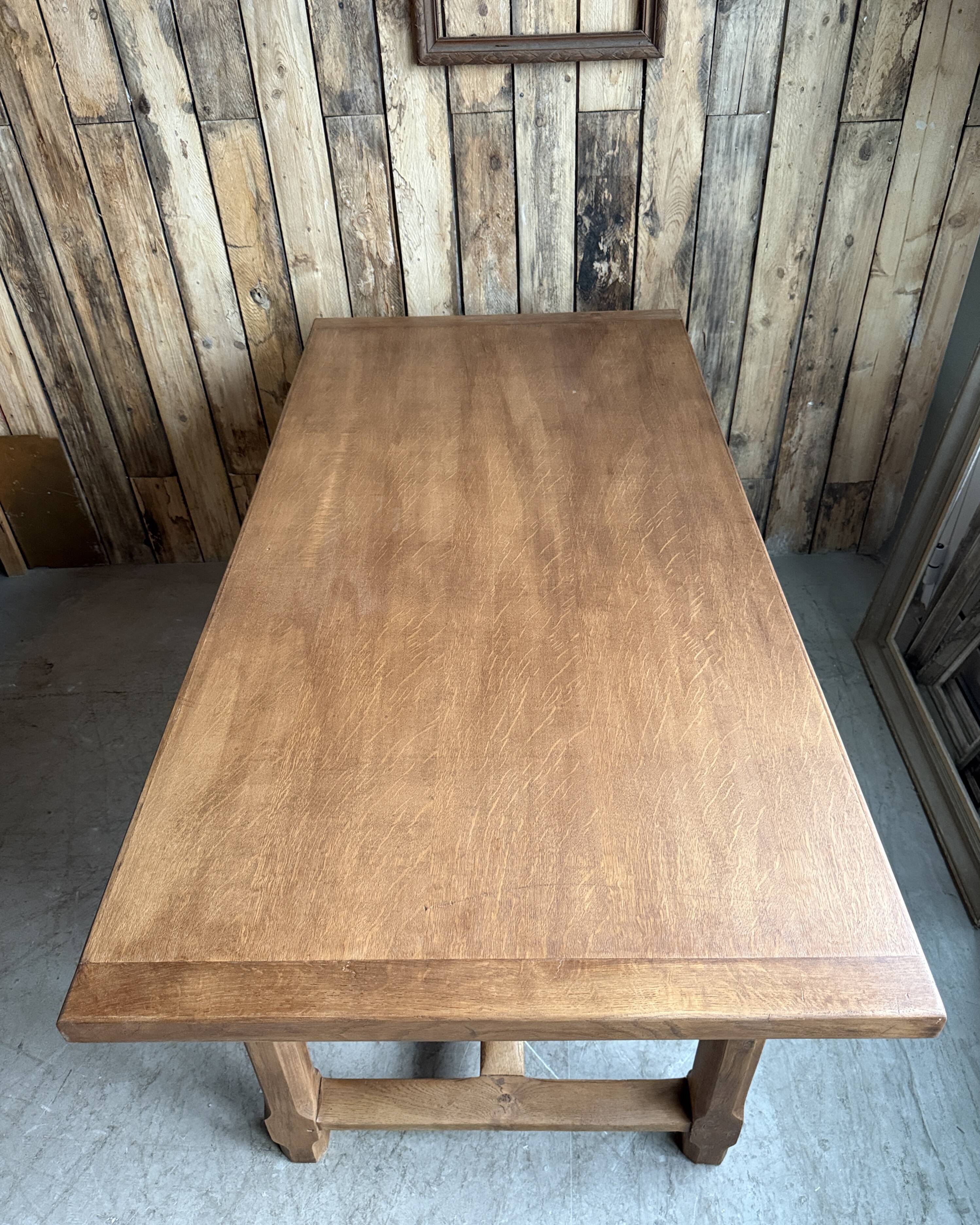 Vintage oak farmhouse table (renovated)