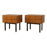 Tables de chevet des années 1950, WK Möbel