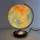 Vintage terrestrial globe 1965 German glass Columbus duo - 34 cm