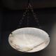 Suspension en albâtre, diamètre 30 cm. Swedish Grace, années 1920.