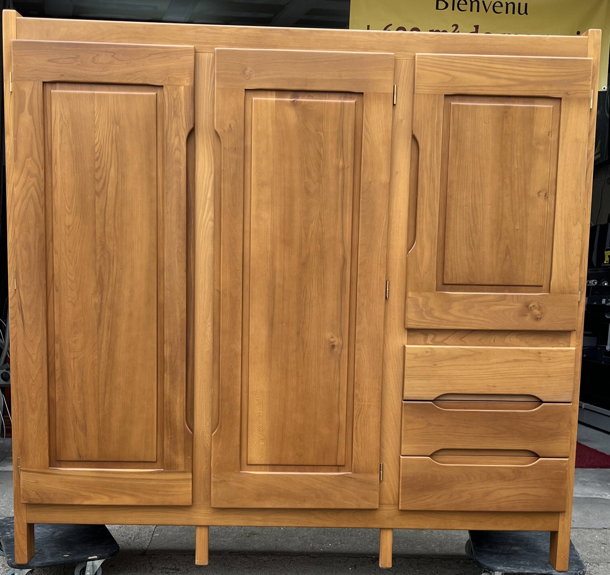 Large elm cabinet from Maison Regain