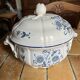 Luneville soup tureen in porcelain
