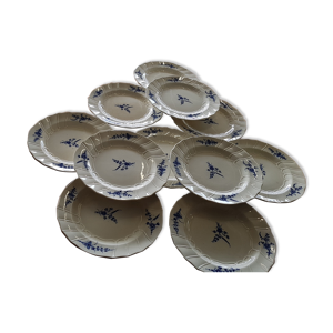 lot de 11 assiettes plates