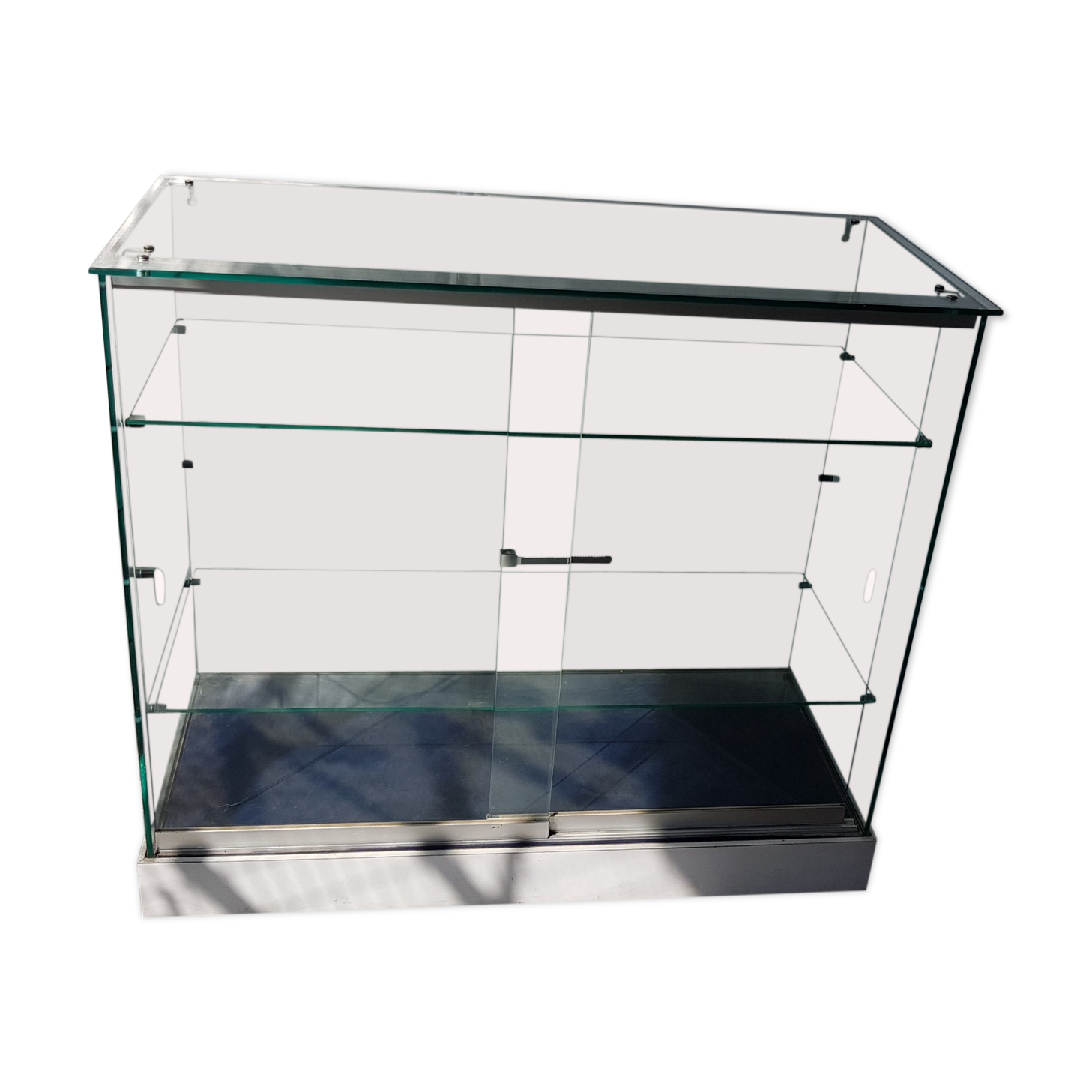 Glass display case