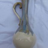 Ceramic pitcher irise art deco signed and numbered