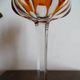 Baccarat "malmaison" orange double crystal wine glass - 19 cm