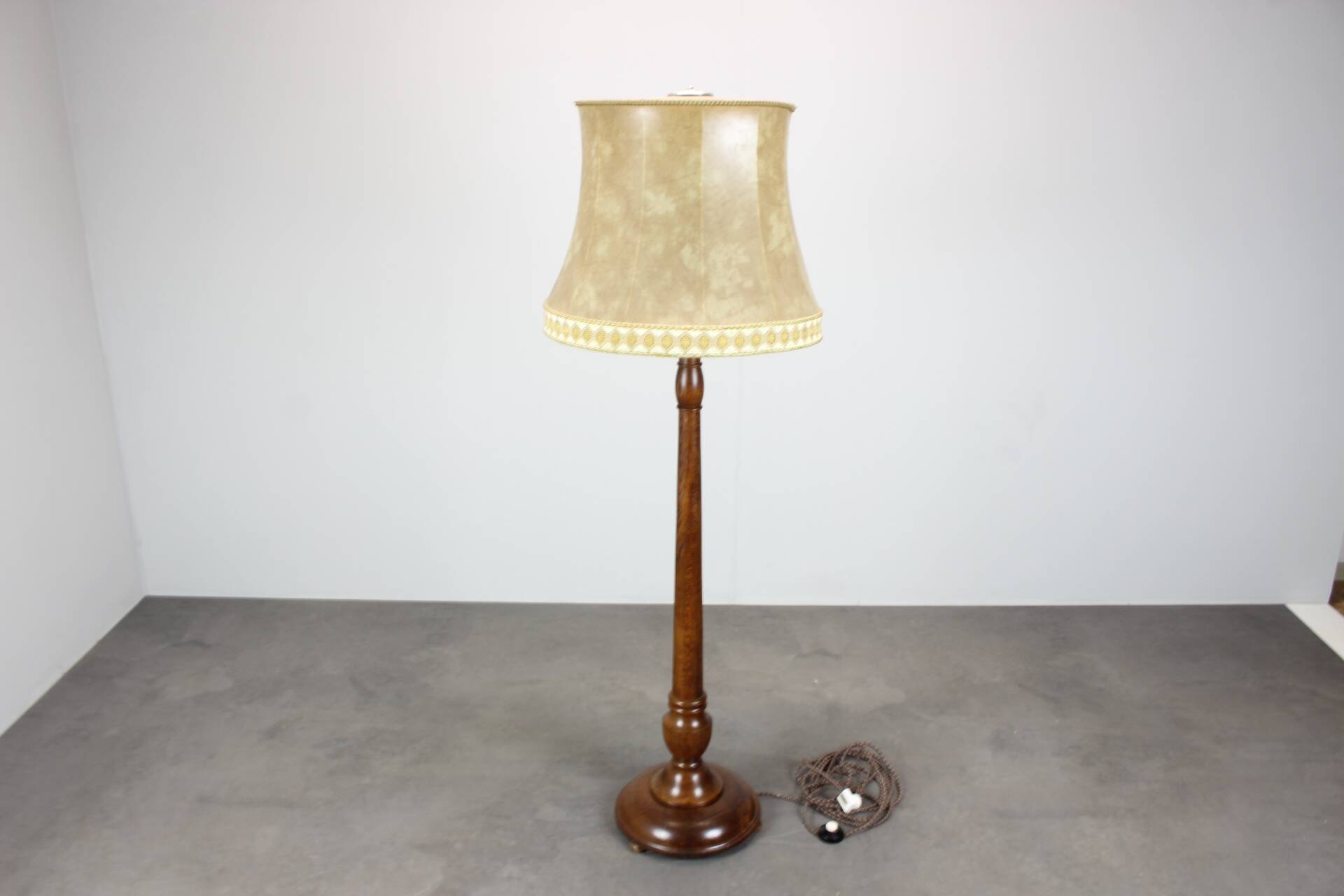 Art Deco floor lamp from the 1930s, Czechoslovakia