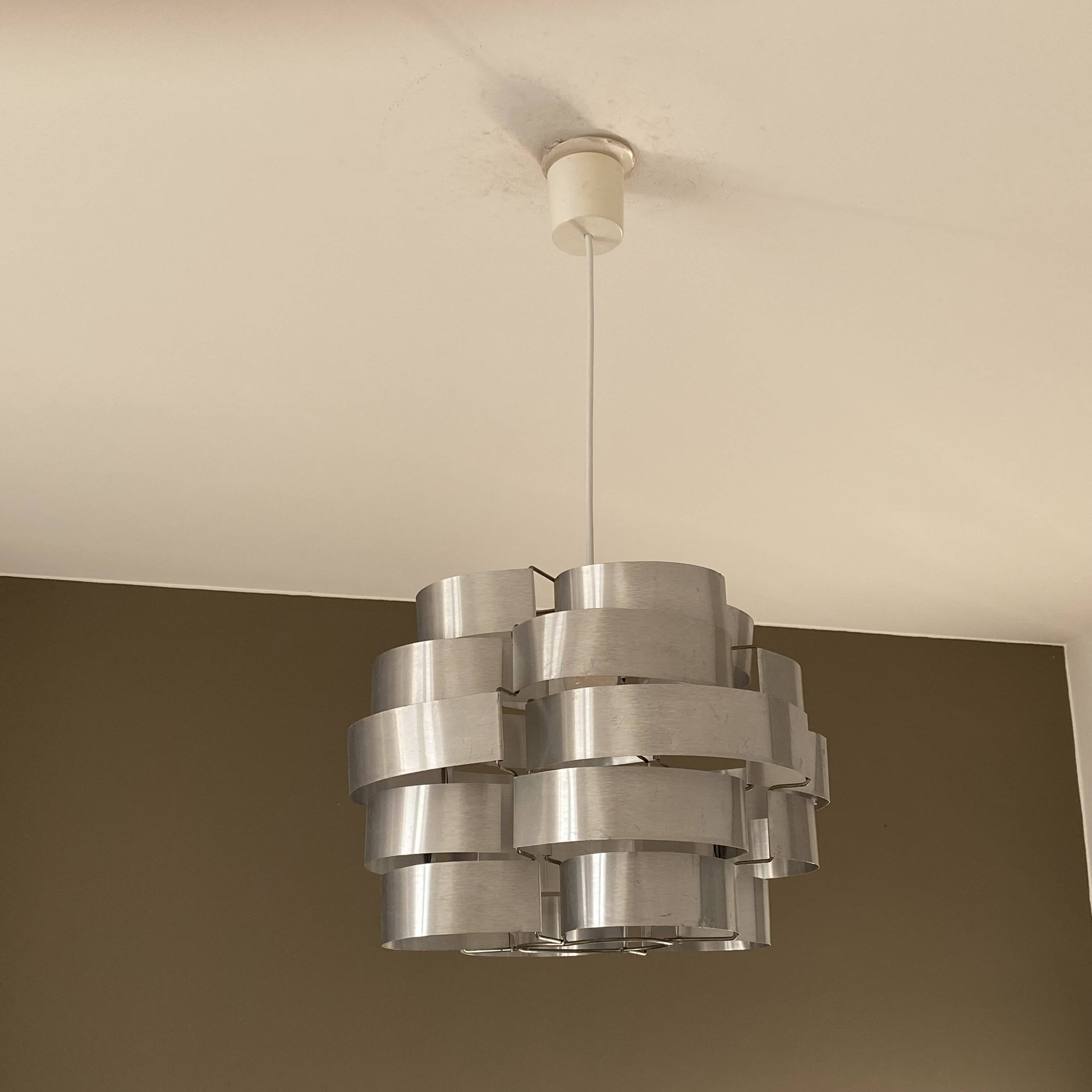 Large max sauze pendant light. space age.1970.