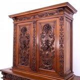 Carved sideboard, France, ca. 1870.