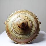 Glazed stoneware pot, Prudhomme La Borne vintage 60s-70s