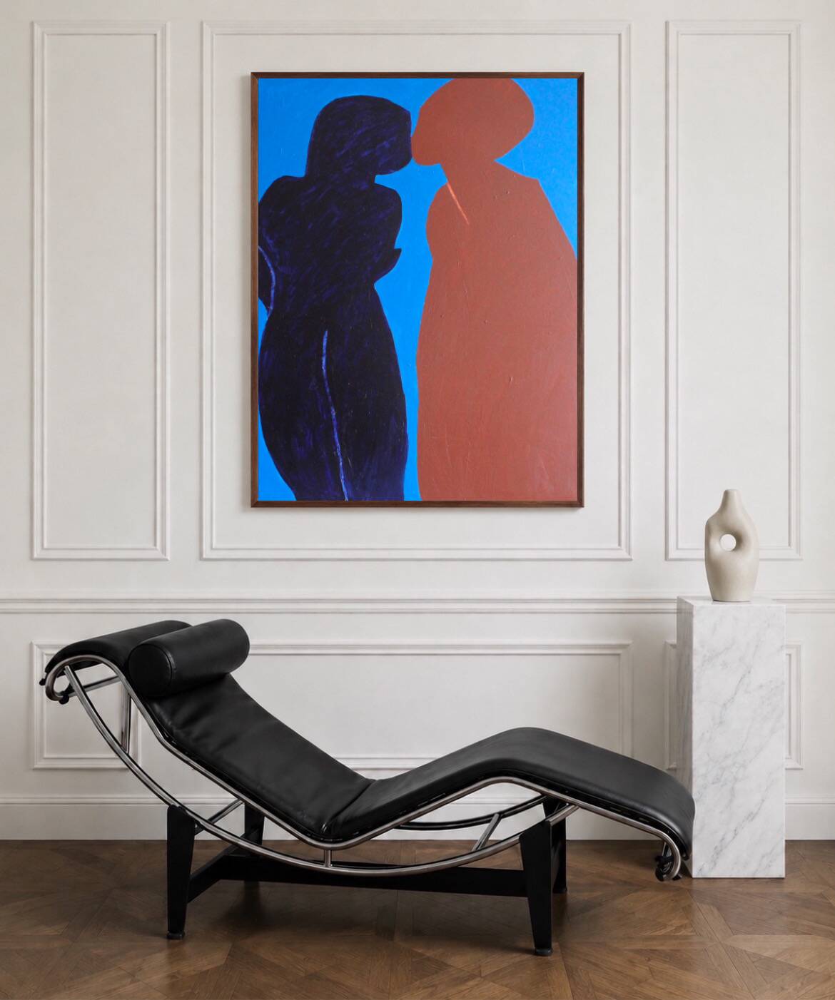 Came closer minimalist canvas painting