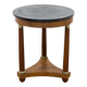 Empire side table in mahogany and marble – Late 19th century