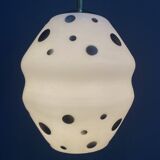 White with black dots pendant lamp 1960s