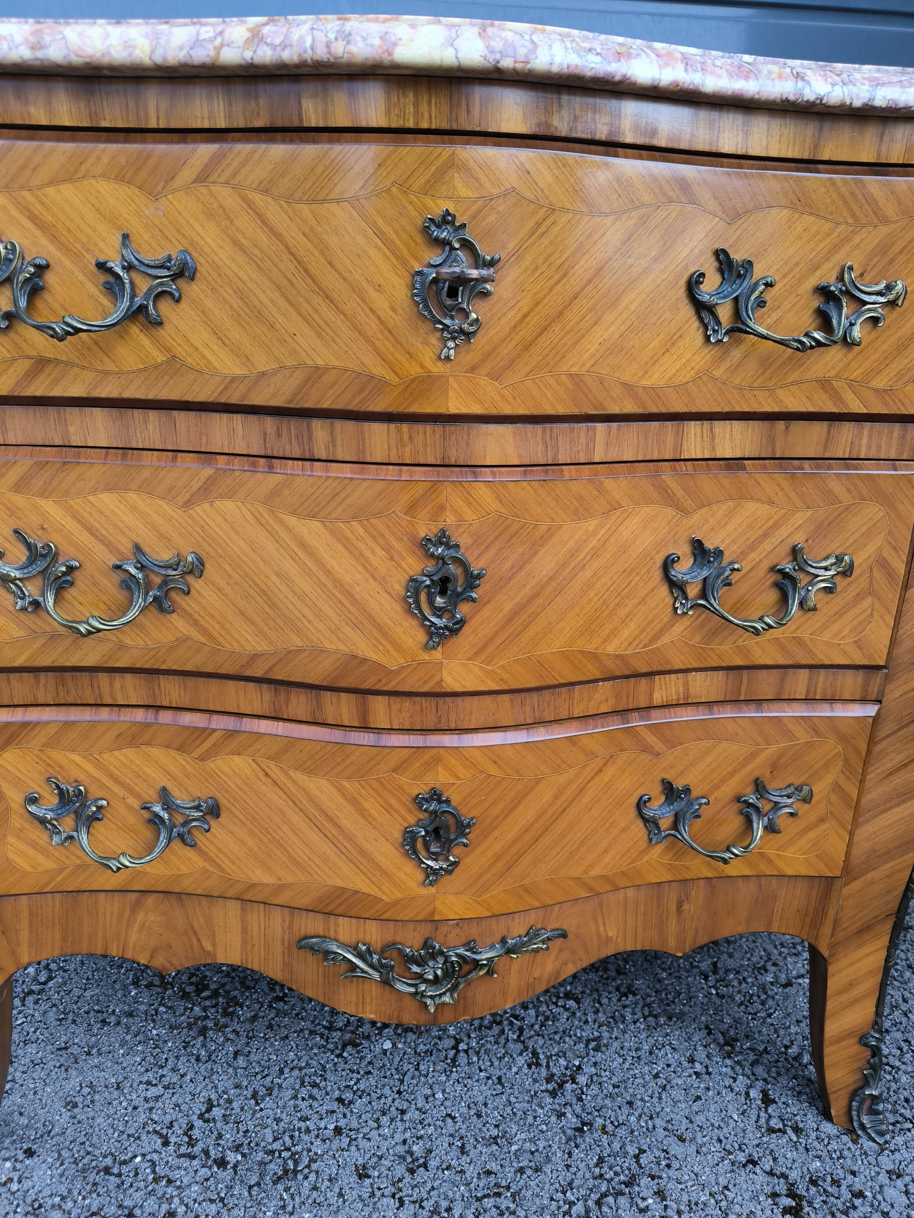 Louis XV style chest of drawers