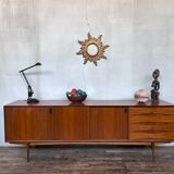 Scandinavian teak row design 1950 1960