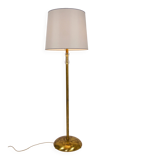 Bakalowits floor lamp from Vienna in solid brass with a glass handle, Austria, 1950s.
