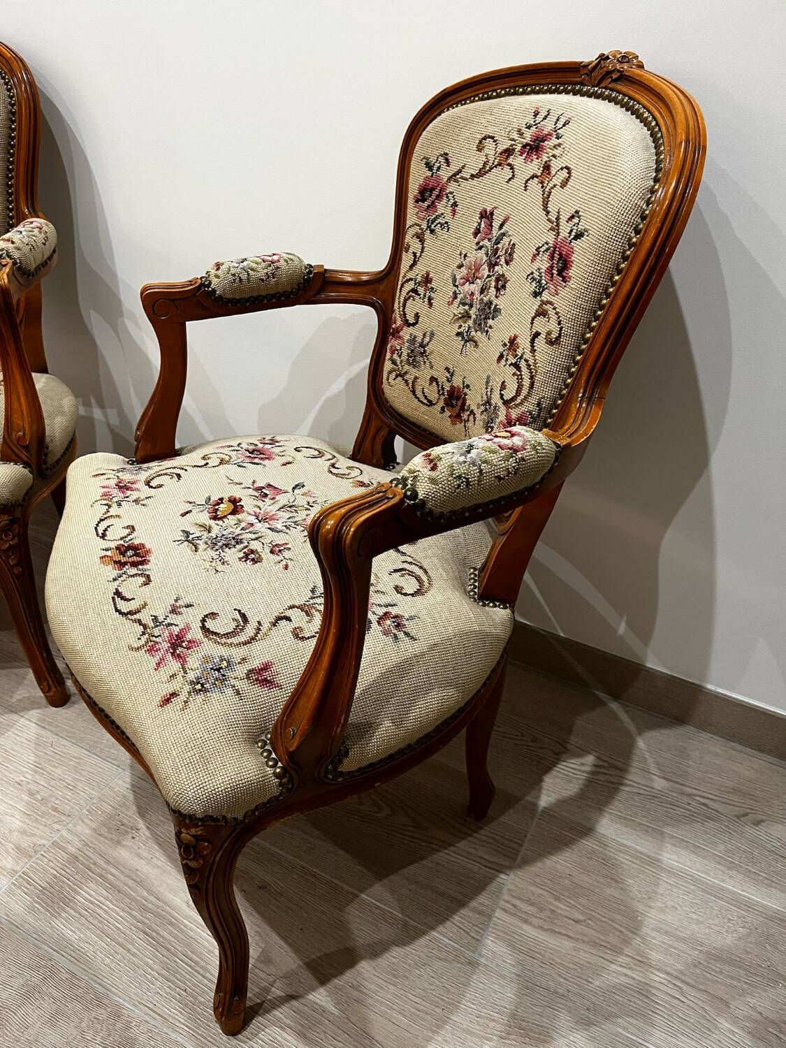 Pair of Louis XV armchairs