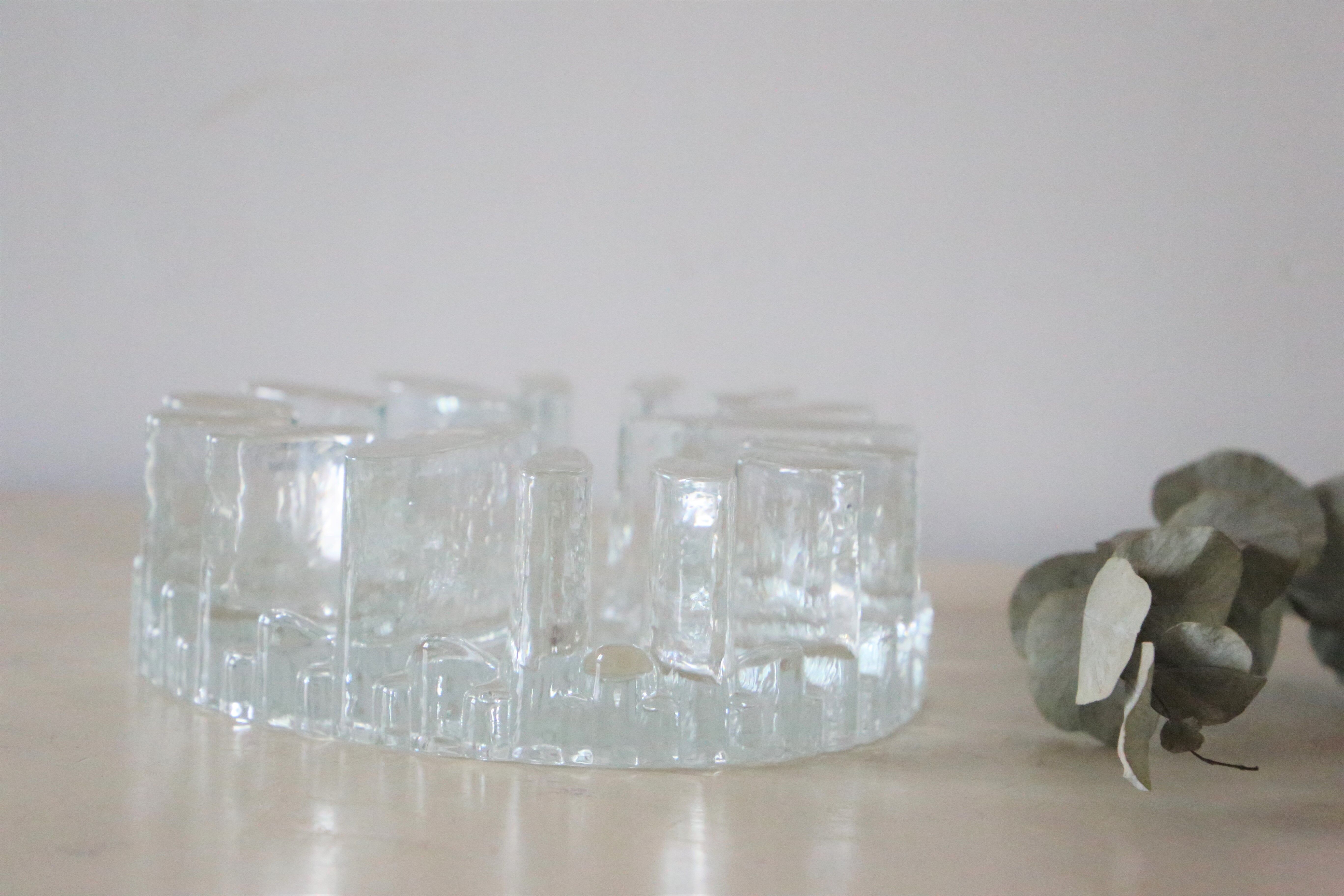 Underside, German crystal, 1970,, vintage