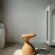 Solid wood sofa end