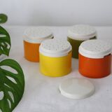 Set of salt and pepper, Tupperware, vintage