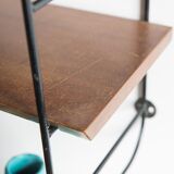 Shelf wood and metal