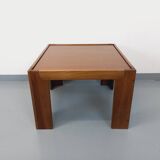 Vintage Italian square coffee table by Afra and Tobia Scarpa for Cassina
