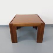 Vintage Italian square coffee table by Afra and Tobia Scarpa for Cassina