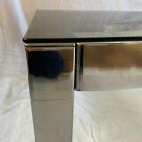 Vintage glass coffee table