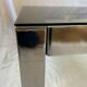 Vintage glass coffee table