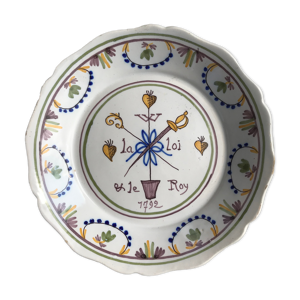assiette creuse décorative