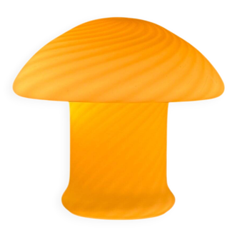 Lampe champignon vintage faite à la main en verre de Murano, Italie, années 70