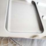 Vintage stainless steel aperitif dish