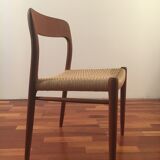 No.75 chairs & table by Niels Otto Muller for J.L. Mollers, 1950s