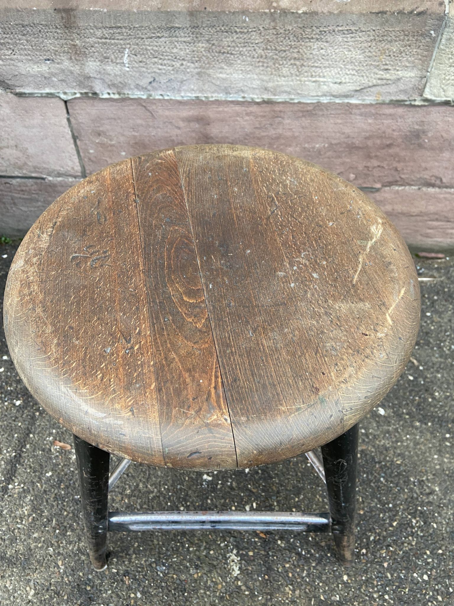 Tabouret industriel vintage