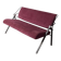 Vintage 70s burgundy fabric sofa Formanova design
