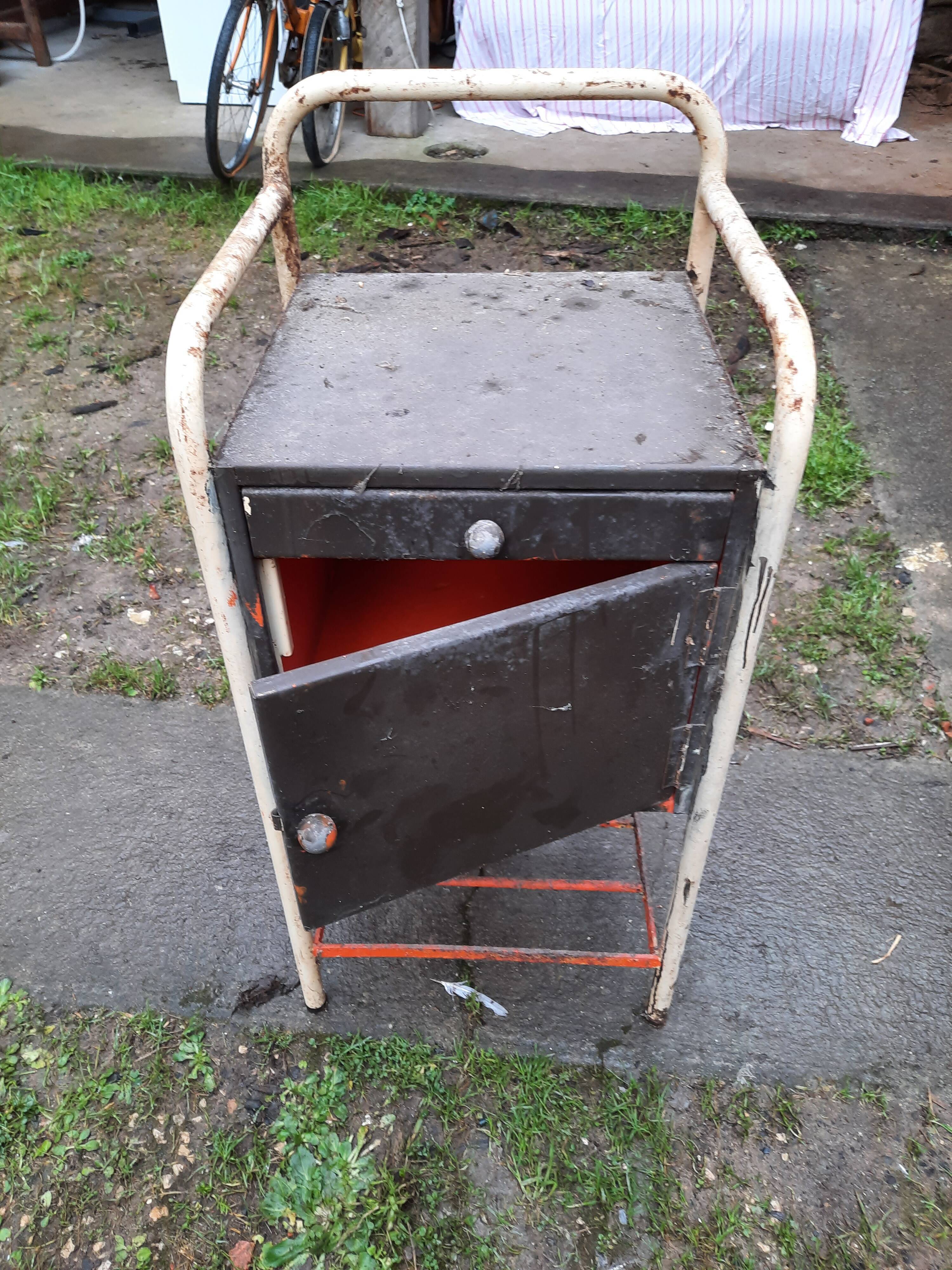 Industrial bedside table year 30