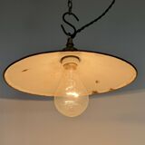 Industrial Black Enamel Light, 1930s