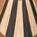 Raffia pendant light, raffia hanging lampshade, 100% handmade