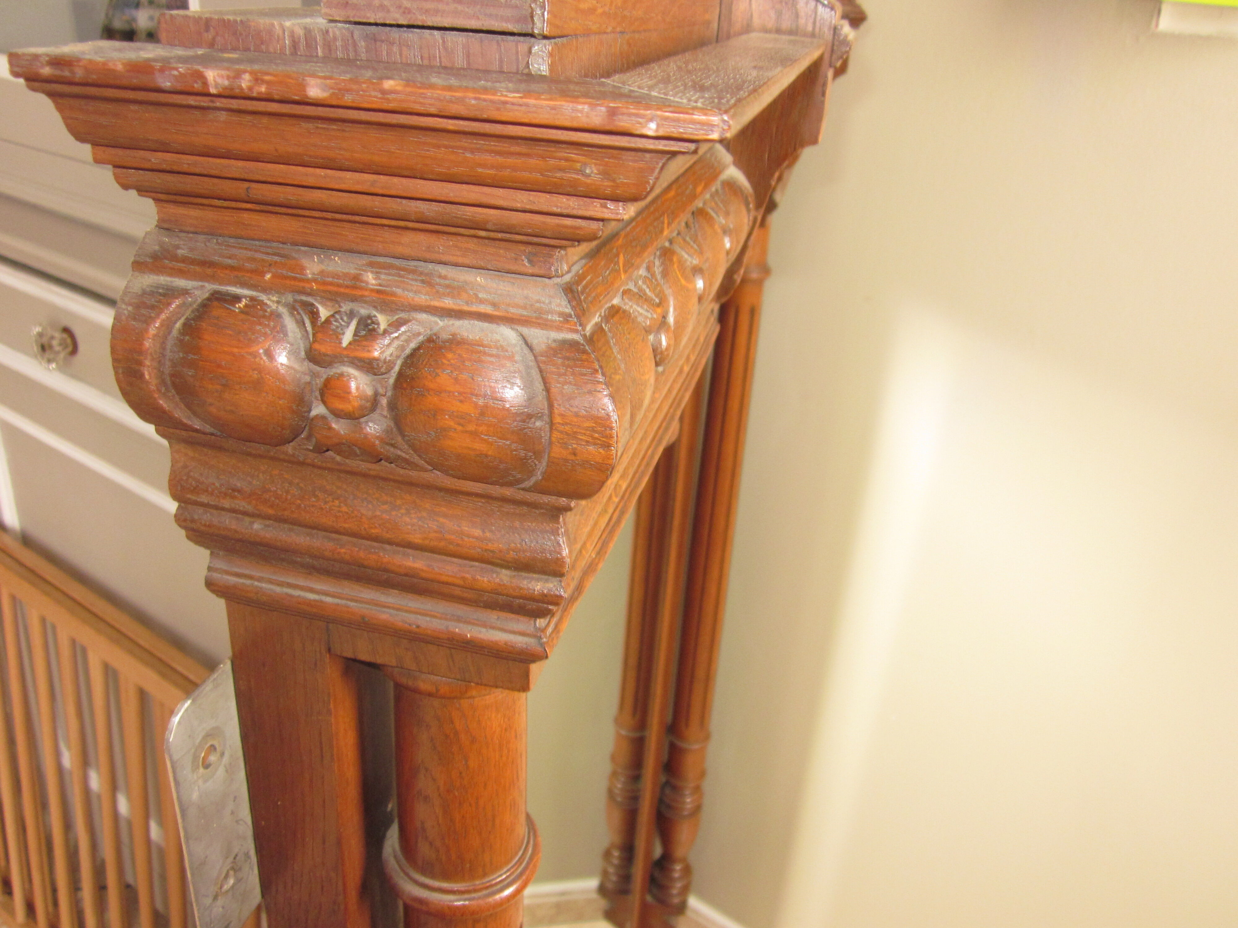 Mirror old trumeau Henri ll