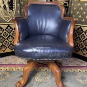 Fauteuil de bureau pivotant anglais
