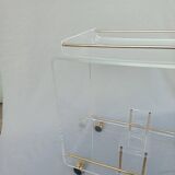 Designer bar end table