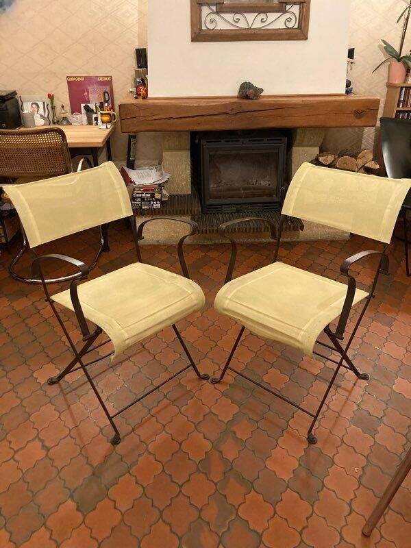 Chaises Dune Fermob Mourgue vintage