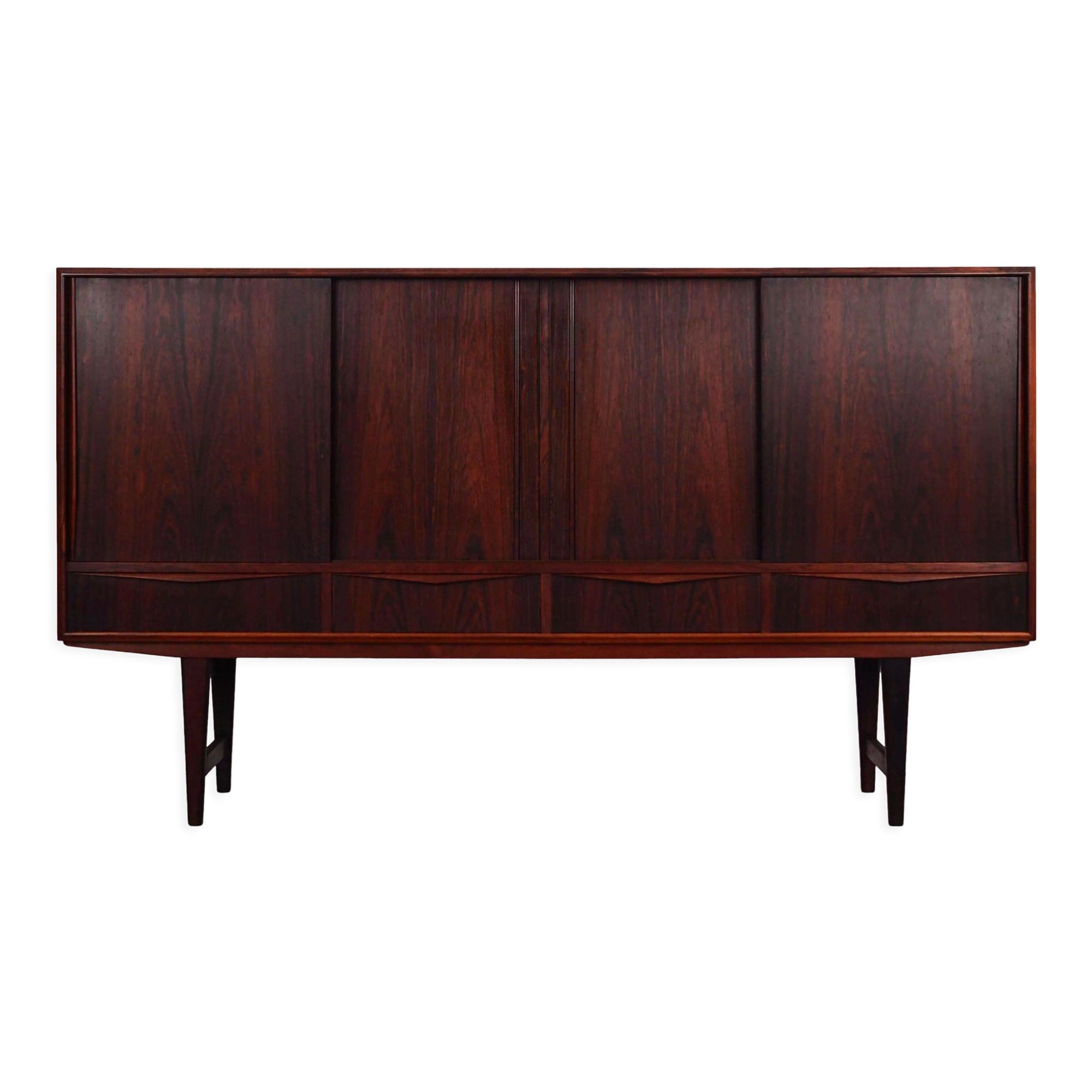 Enfilade en palissandre, design danois, années 1960, designer: E.W. Bach