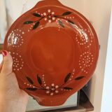 Hand painted Portuguese terracotta dish