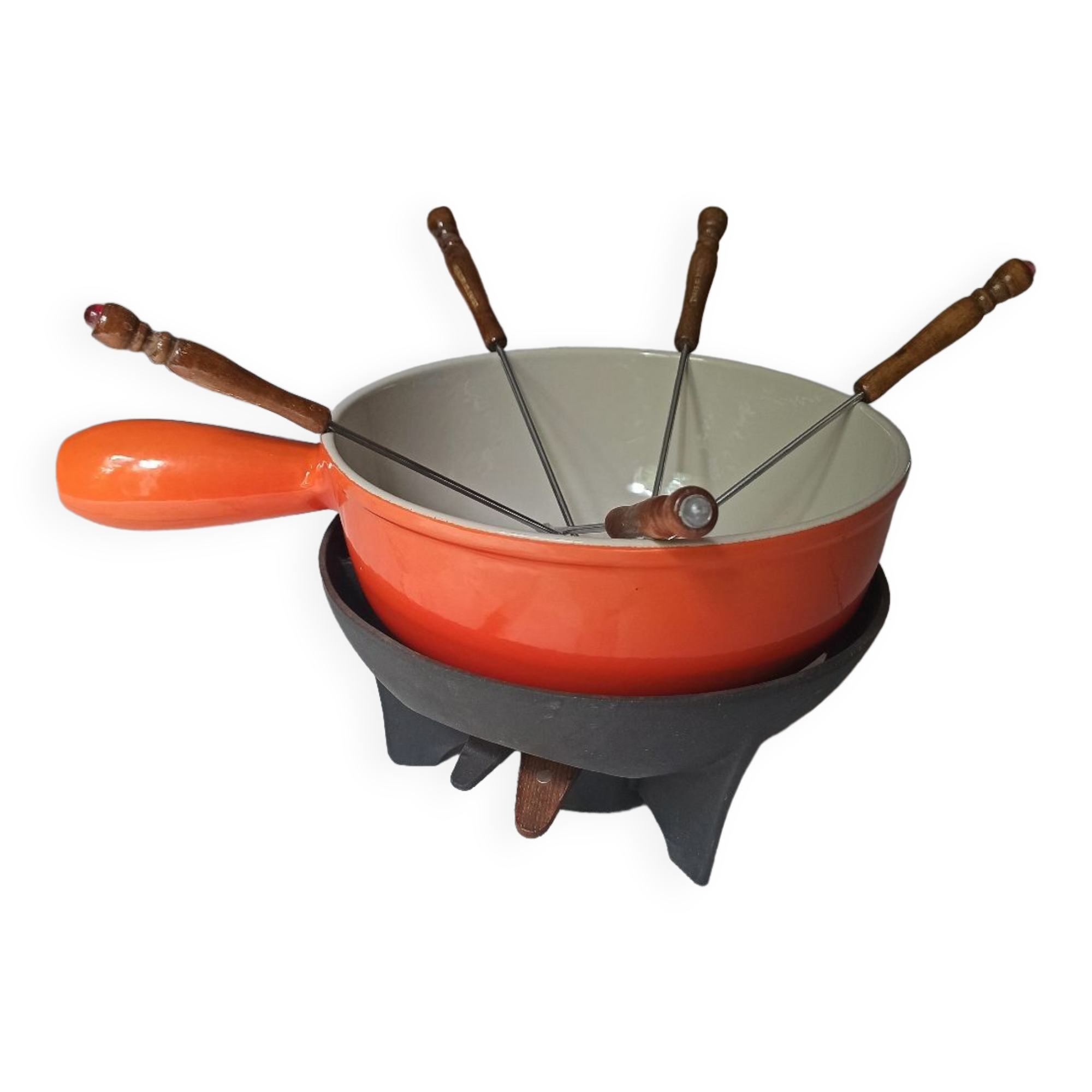 Caquelon à fondue vintage Le Creuset