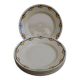 Set of 6 ceramic dinner plates