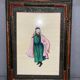 Paire de Gouache sur feuilles de Riz